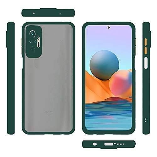 Winble Redmi Note 10 Pro / Redmi Note 10 Pro Max Back Cover Case Smoke (Green)