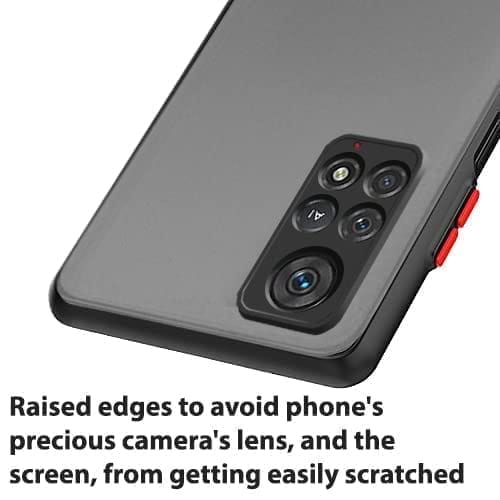 Winble Redmi Note 11 Pro / Redmi Note 11 Pro Plus 5G Back Cover Case Smoke (Black)