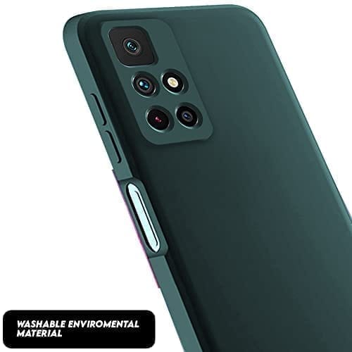 Winble Redmi Note 11T 5G / Poco M4 Pro 5G Back Cover Case Liquid Silicone (Green)