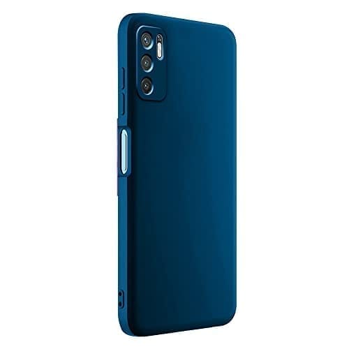 Winble Redmi Note 10T 5G / Poco M3 Pro 5G Back Cover Case Liquid Silicone (Blue)