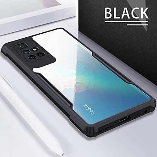 Winble Redmi 10 Prime Back Cover Case Crystal Clear