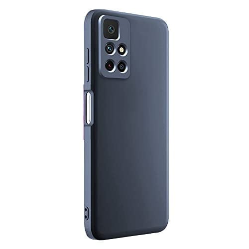 Winble Samsung Galaxy F62 Back Cover Case Liquid Silicone (Grey)
