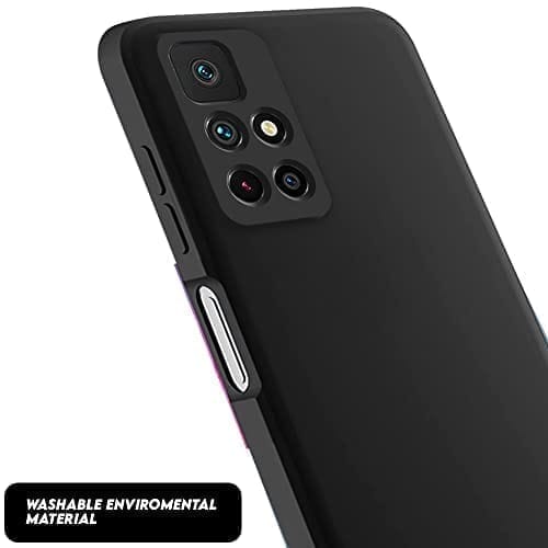 Winble Redmi Note 11T 5G / Poco M4 Pro 5G Back Cover Case Liquid Silicone (Black)