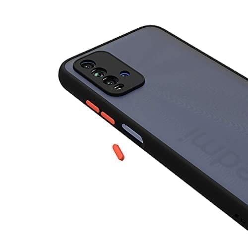 Winble Redmi 9 Power Back Cover Case Smoke (Black)