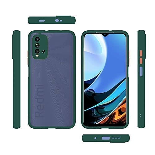 Winble Redmi 9 Power Back Cover Case Smoke (Green)
