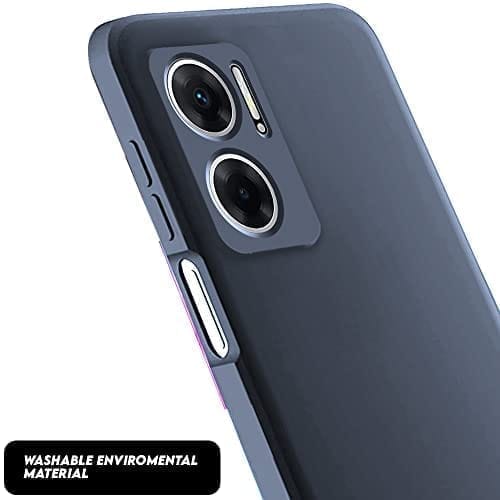 Winble Redmi 11 Prime 5G Back Cover Case Liquid Silicone (Gray)