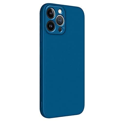 Winble iPhone 12 Pro Back Cover Case Liquid Silicone (Blue)
