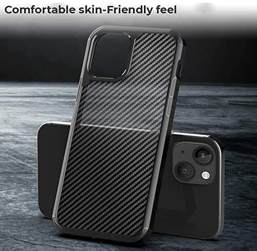 Winble iPhone 13 Mini Back Cover TPU Poly Carbonate Airbag Shockproof Anti-Slip Grip PC Bumper