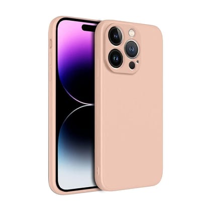 Winble iPhone 14 Pro Max Back Cover Case Liquid Silicone (Lite Peach)