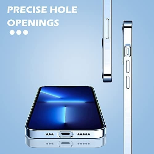 Winble iPhone 13 Pro Back Cover Case Camera Protection Transparent