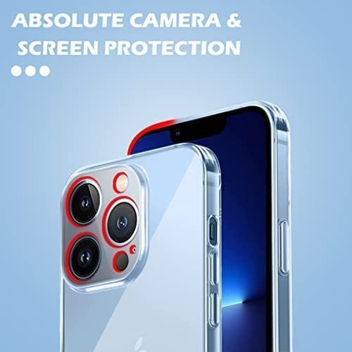 Winble iPhone 13 Pro Back Cover Case Camera Protection Transparent
