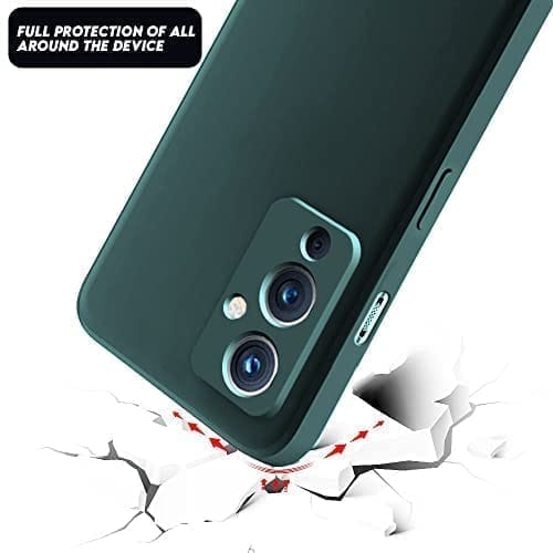 Winble OnePlus 9 Back Cover Case Liquid Silicone ( Green )