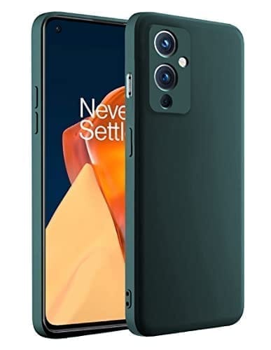 Winble OnePlus 9 Back Cover Case Liquid Silicone ( Green )