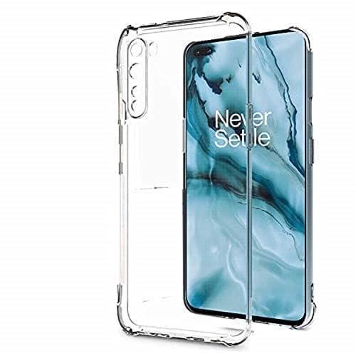 Winble OnePlus Nord Back Cover Case Camera Protection Transparent