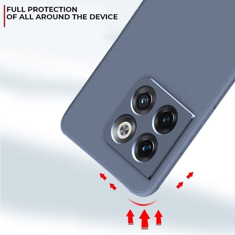 Winble OnePlus 10T 5G Back Cover Case Liquid Silicone (Gray)