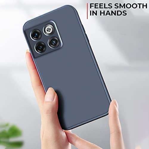 Winble OnePlus 10T 5G Back Cover Case Liquid Silicone (Gray)