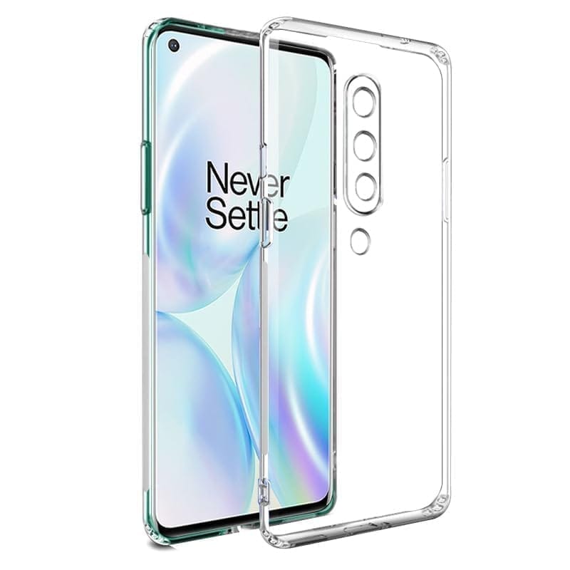 Winble OnePlus 8 Back Cover Case Camera Protection Transparent