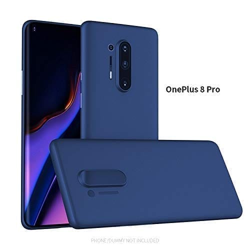 Winble OnePlus 8 Pro Back Cover Case Soft Flexible (Blue)