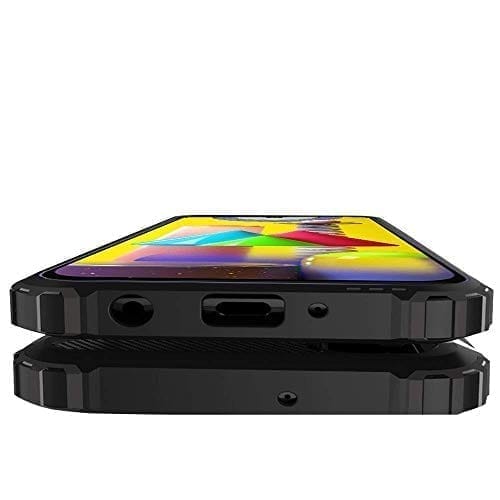 Winble Samsung Galaxy M31 / F41 / M31 Prime Back Cover Case Elegant Armor (Black)