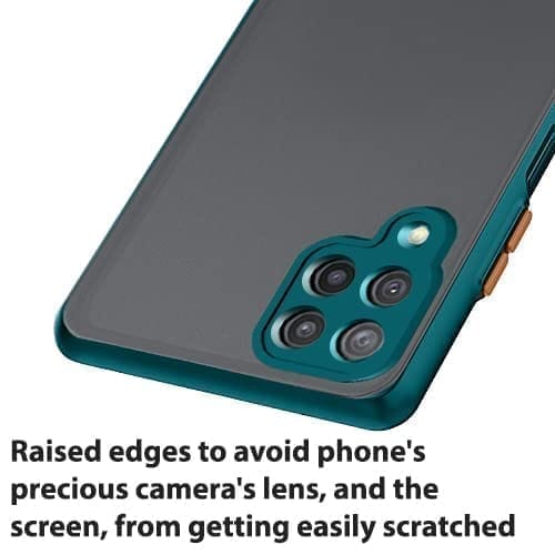 Winble Samsung Galaxy M53 5G Back Cover Case Smoke (Green)