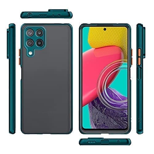 Winble Samsung Galaxy M53 5G Back Cover Case Smoke (Green)