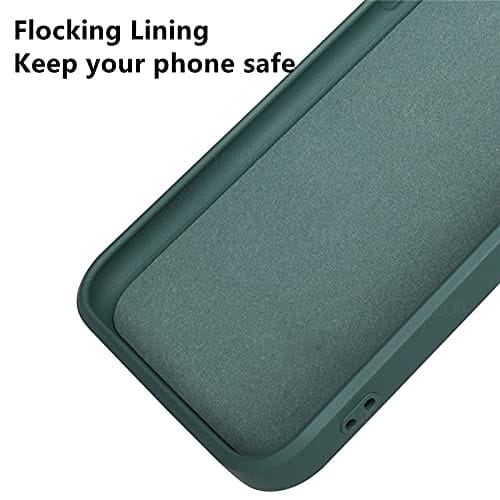 Winble Samsung Galaxy M32 5G Back Cover Case Liquid Silicone (Green)