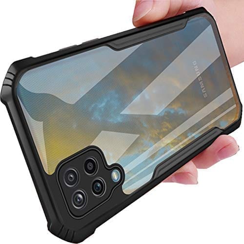 Winble Samsung Galaxy F62 Back Cover Case Crystal Clear