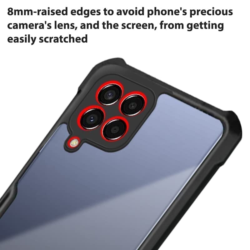 Winble Samsung Galaxy M53 5G Back Cover Case Crystal Clear