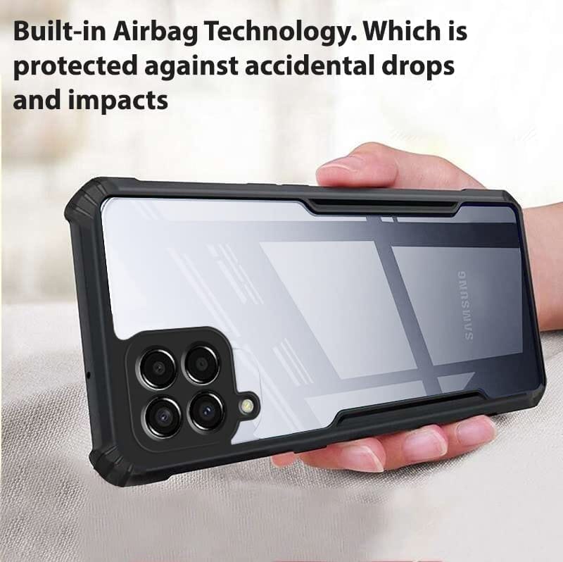 Winble Samsung Galaxy M53 5G Back Cover Case Crystal Clear