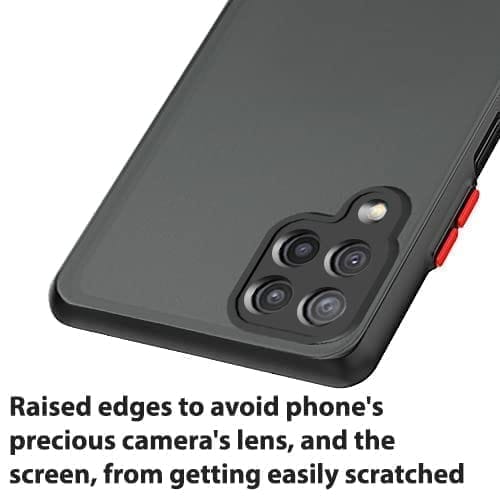 Winble Samsung Galaxy M33 5G Back Cover Case Smoke (Black)