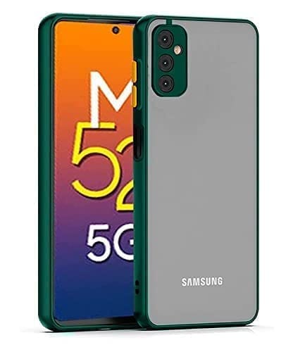 Winble Samsung Galaxy M52 5G Back Cover Case Smoke (Green)