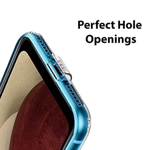 Winble Samsung Galaxy A12 Back Cover Case Camera Protection Transparent