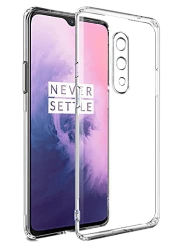 Winble OnePlus 7 Back Cover Case Camera Protection Transparent