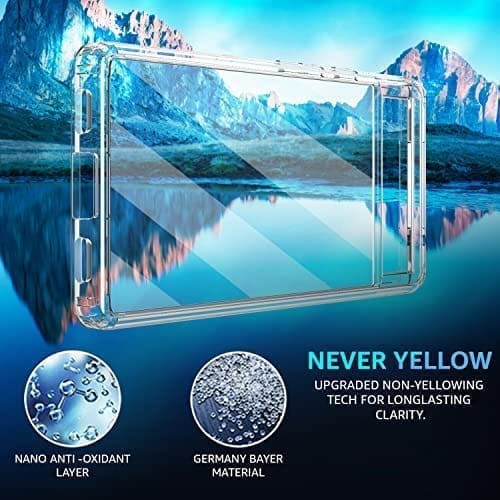 Winble Google Pixel 6A Back Cover Case Crystal Clear Hard TPU