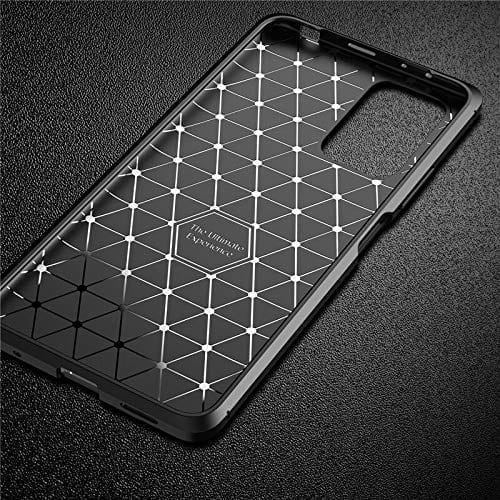 Winble Redmi Note 10 Pro / Note 10 Pro Max Back Cover Case Carbon Fiber (Black)