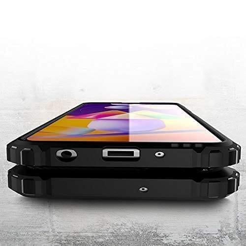 Winble Samsung Galaxy M31s Back Cover Case Elegant Armor (Blue)