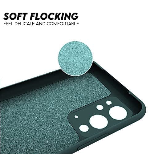 Winble OnePlus 9RT 5G Back Cover Case Liquid Silicone (Green)
