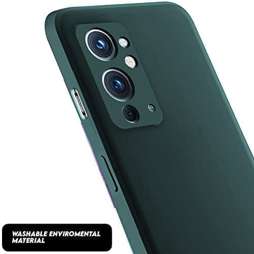 Winble OnePlus 9RT 5G Back Cover Case Liquid Silicone (Green)