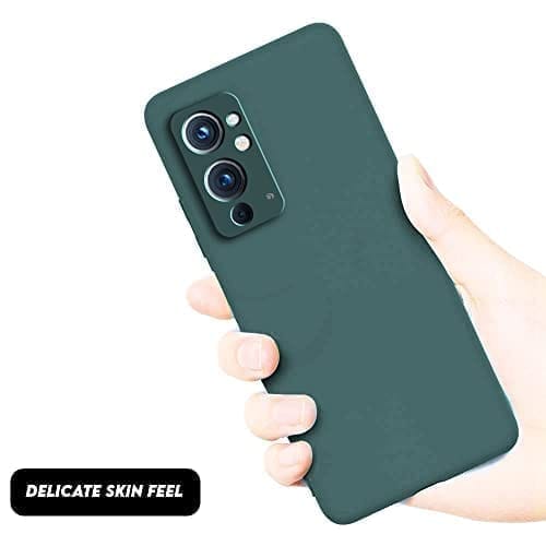 Winble OnePlus 9RT 5G Back Cover Case Liquid Silicone (Green)