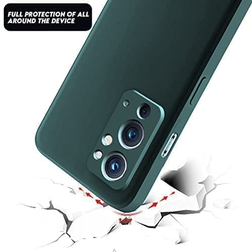 Winble OnePlus 9RT 5G Back Cover Case Liquid Silicone (Green)