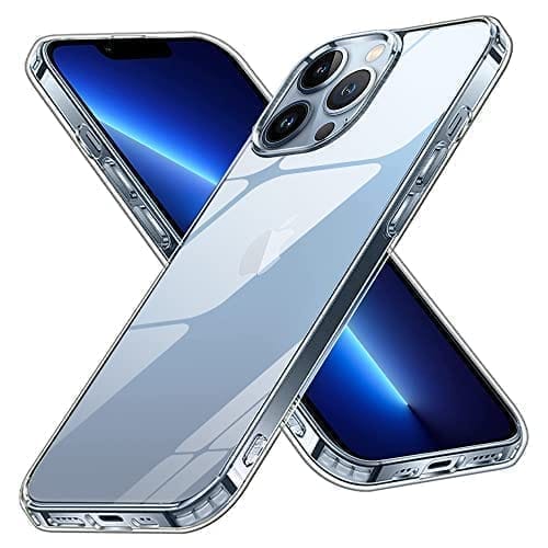 Winble iPhone 13 Pro Back Cover Case Crystal Clear Hard TPU