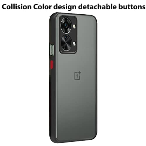 Winble OnePlus Nord 2T 5G Back Cover Case Smoke (Black)