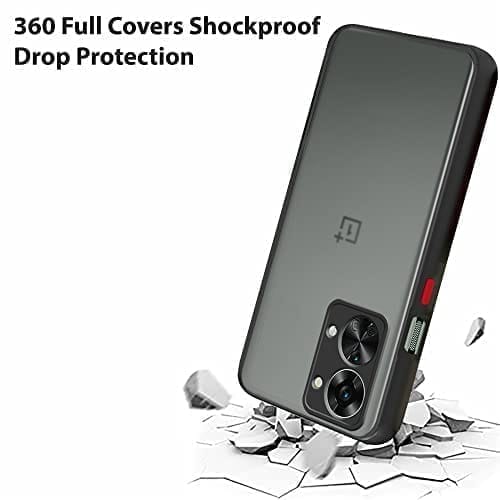 Winble OnePlus Nord 2T 5G Back Cover Case Smoke (Black)