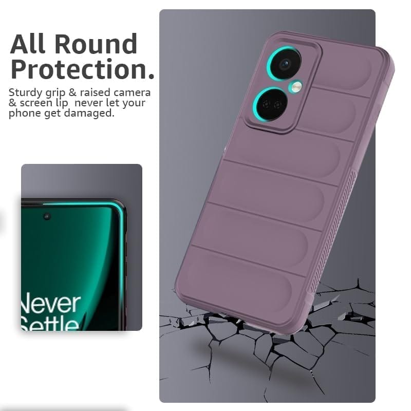 Winble OnePlus Nord CE 3 5G Back Cover Case Jacket Liquid Silicone (Lavender)