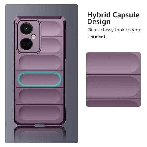 Winble OnePlus Nord CE 3 5G Back Cover Case Jacket Liquid Silicone (Lavender)