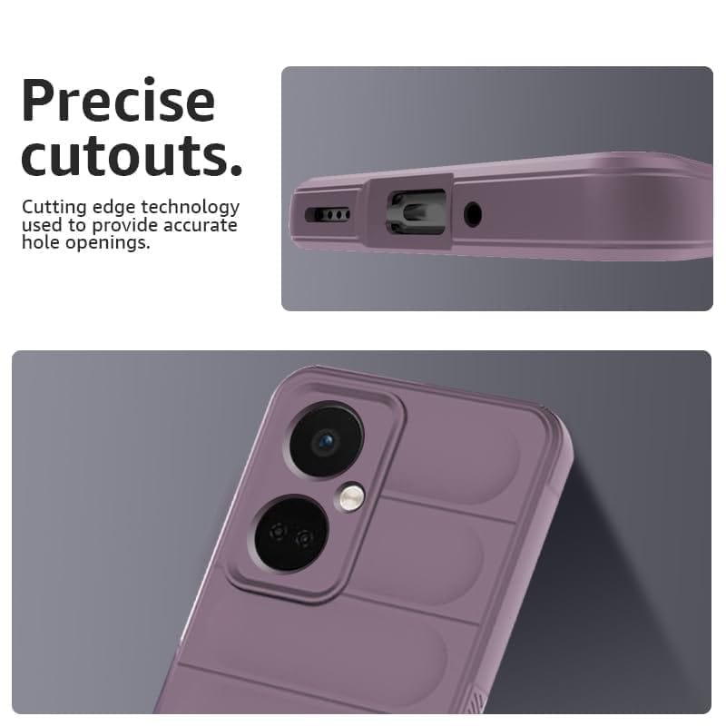 Winble OnePlus Nord CE 3 5G Back Cover Case Jacket Liquid Silicone (Lavender)