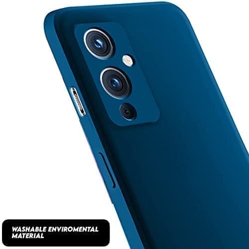 Winble OnePlus 9 Back Cover Case Liquid Silicone (Blue)