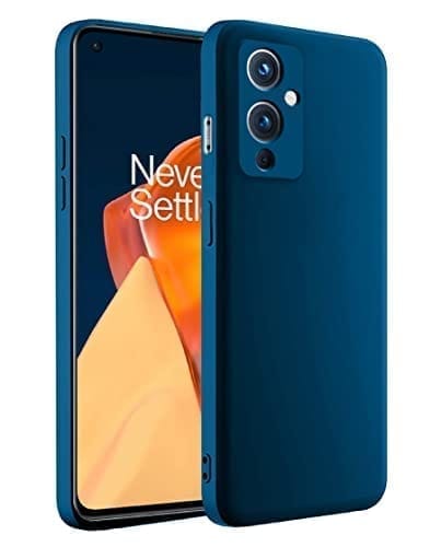 Winble OnePlus 9 Back Cover Case Liquid Silicone (Blue)