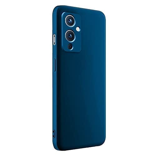 Winble OnePlus 9 Back Cover Case Liquid Silicone (Blue)