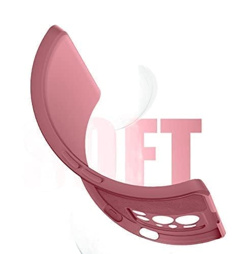 Winble OnePlus 9 Pro Back Cover Case Liquid Silicone (Red)